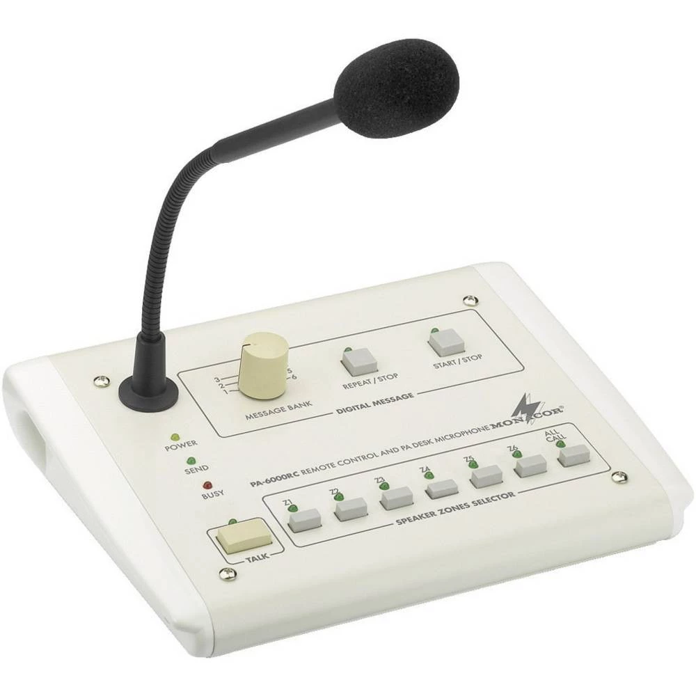 Monacor PA-6000RC ELA stolni mikrofon slika