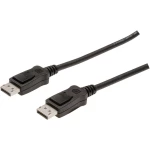 Digitus DisplayPort Priključni kabel [1x Muški konektor DisplayPort - 1x Muški konektor DisplayPort] 5 m Crna