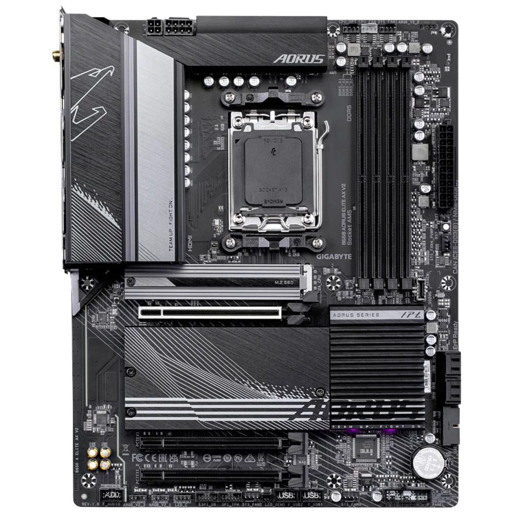 Gigabyte B650 AORUS ELITE AX V2 matična ploča Baza #####AMD AM5 Faktor oblika (detalji) ATX Set čipova matične ploče AMD slika