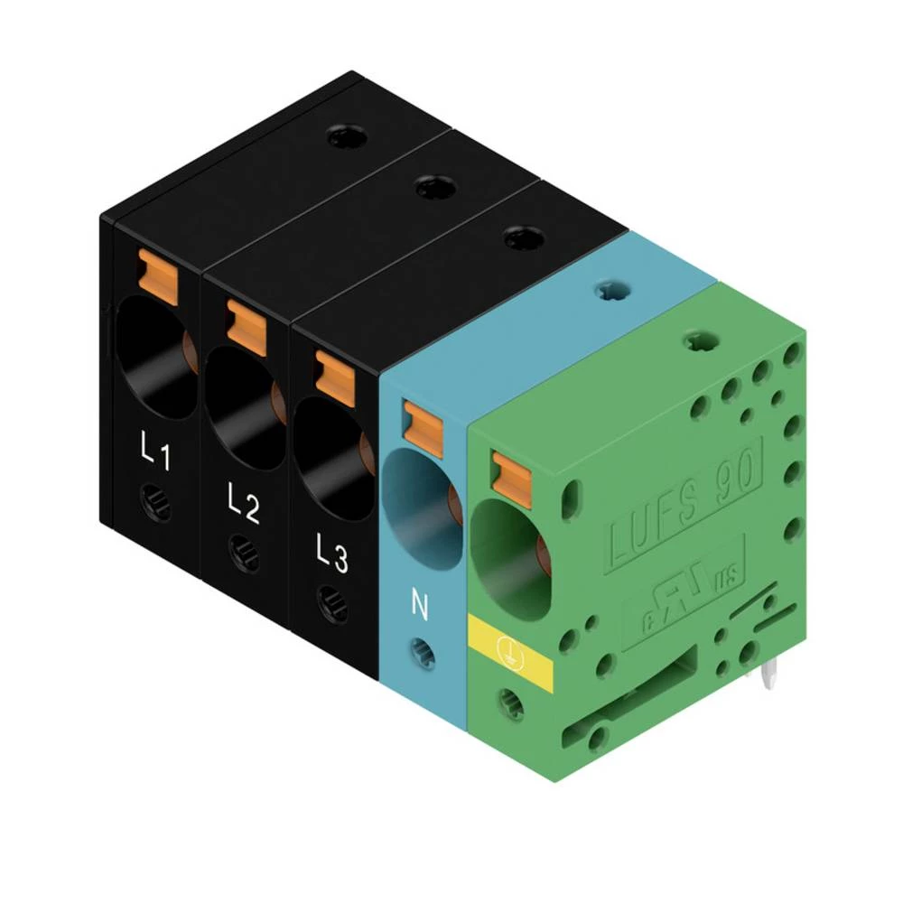 Priključak za tiskanu ploču, 10,00 mm broj: 5, smjer izlaza vodiča: 90°USH IN bez elementa za pokretanje Weidmüller 2878500000 stezaljka za tiskane ploče    500 St. slika