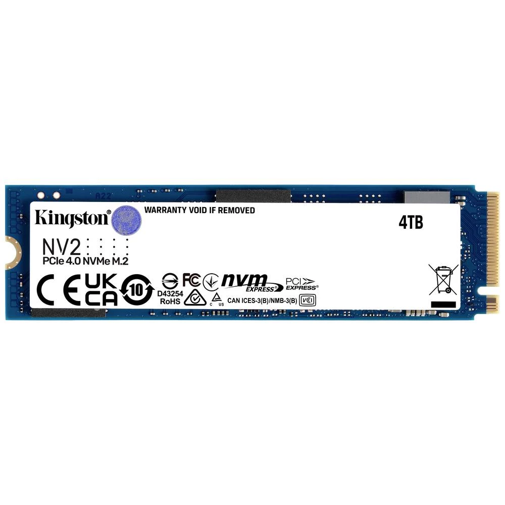 Kingston NV2 4 TB unutarnji M.2 PCIe NVMe SSD 2280 PCIe NVMe 4.0 x4 maloprodaja SNV2S/4000G slika
