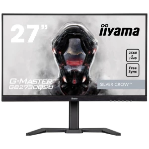 Iiyama G-MASTER GB2730QSU-B5 ekran za igranje  68.6 cm (27 palac) Energetska učinkovitost 2021 F (A - G) 2560 x 1440 piksel WQHD 1 ms DVI, HDMI™, DisplayPort, USB, slušalice (3.5 mm jack) TN LED slika