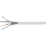 Mrežni kabel CAT 6A S/FTP 4 x 2 x 0.12 mm² Siva Goobay 96093 50 m