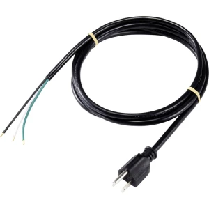 Sygonix SY-5043454 struja priključni kabel  crna 2.00 m slika