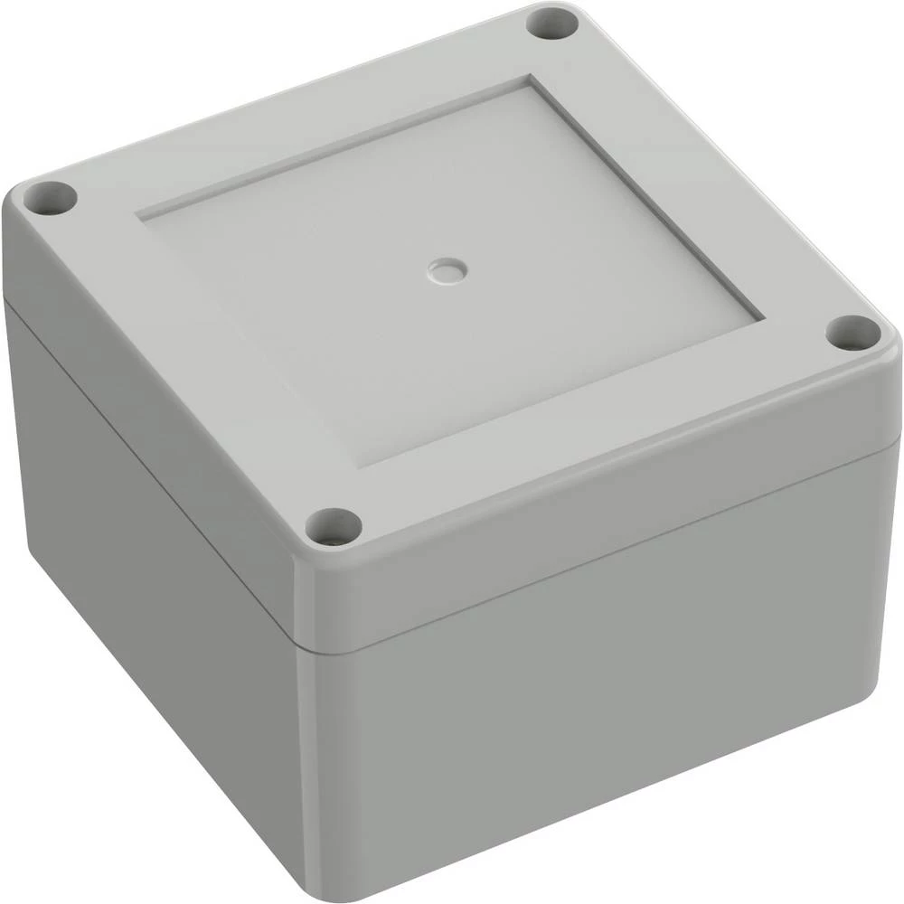 TRU COMPONENTS 6U07090906017 TC-13865064 industrijsko kućište 90 x 90 x 60 ABS svijetlosiva 1 kom. slika