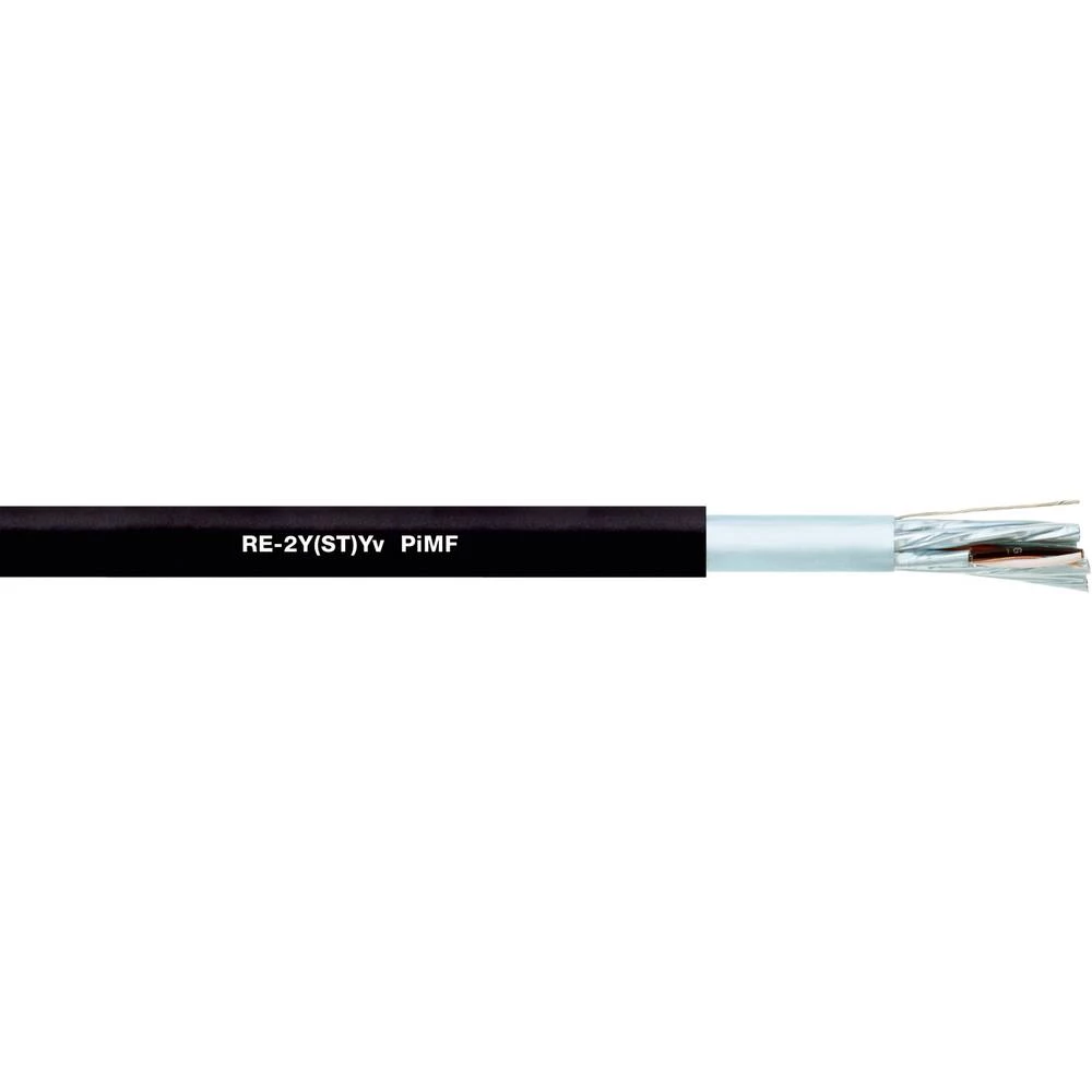 LAPP 32448/100 vod za prijenos podataka RE-2Y(ST)Yv PiMF 2 x 2 x 0.5 mm² crna 100 m slika