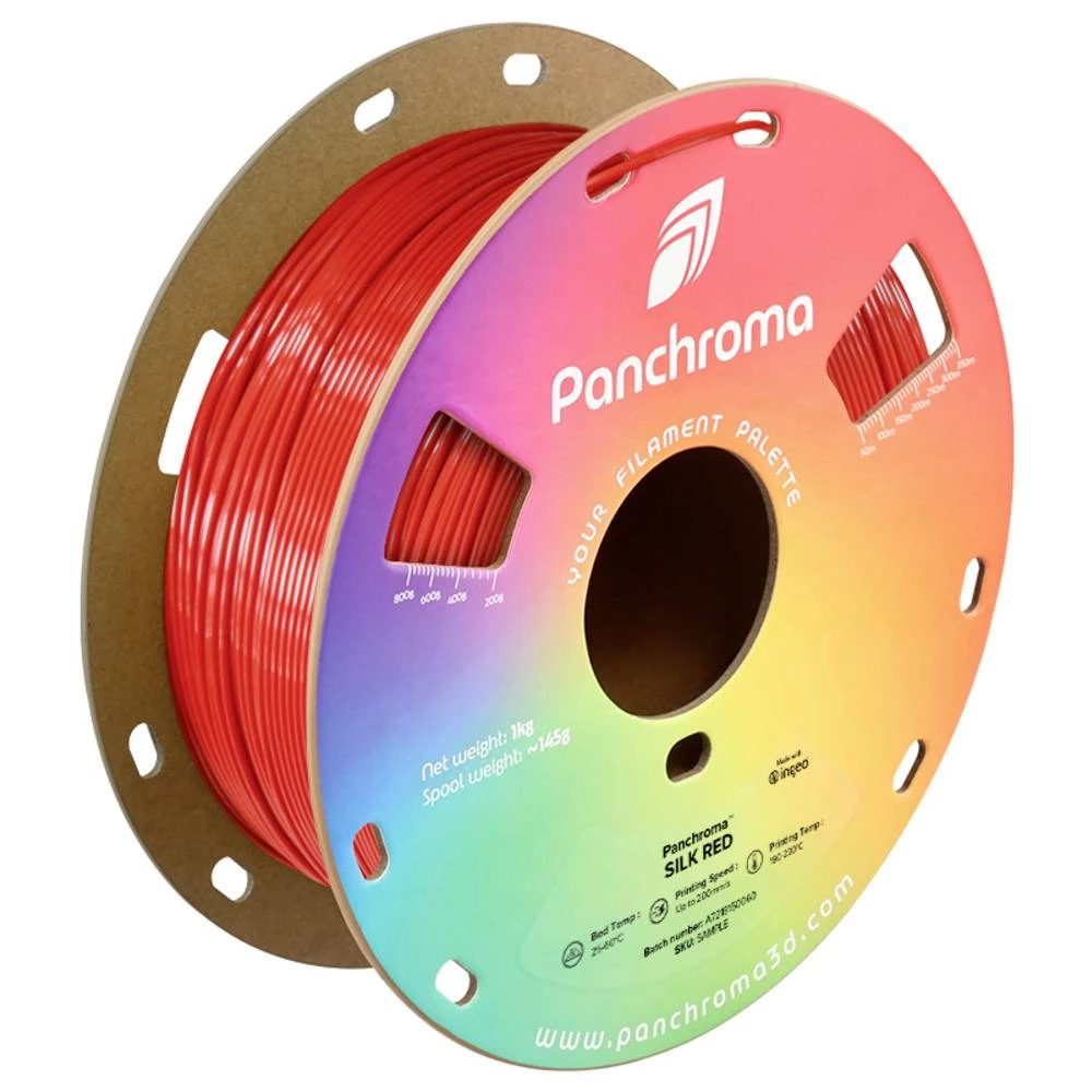 Polymaker CA03015 Panchroma™ Silk 3D pisač filament PLA svilenkasti sjaj 1.75 mm 1000 g crvena 1 kom. slika