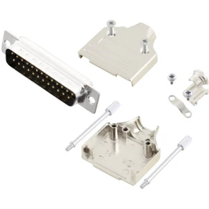 Komplet D-SUB pinskih konektora 180 ° Broj polova: 25 Lemni kup MH Connectors 1 ST slika
