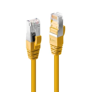 LINDY 45981 RJ45 mrežni kabel, Patch kabel CAT 6 S/FTP 1.00 m žuta 1 St. slika