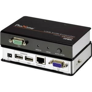 VGA, USB 2.0 Proširenje (produžetak) Putem mrežnog kabela RJ45 ATEN CE700A-AT-G 150 m slika