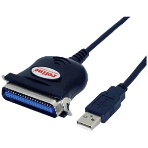 ROLINE USB kabel konverter USB na IEEE 1284, crni, 1,8 m Roline 12.02.1092 pretvarač sučelja slika