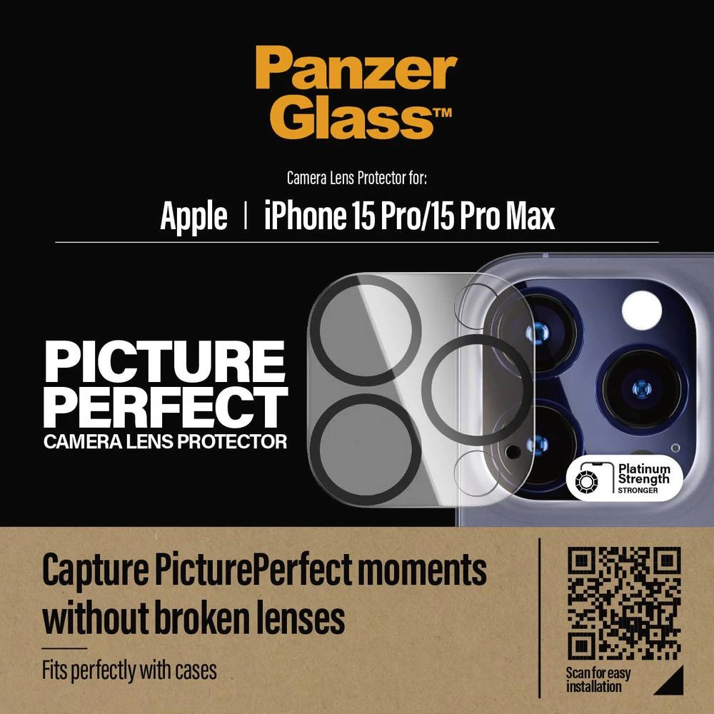 PanzerGlass PicturePerfect Camera Protector zaštitno staklo kamere iPhone 15 Pro, iPhone 15 Pro Max 1 St. slika