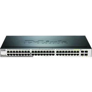D-Link DGS-1210-48/E Smart Managed Gigabit Switch (48 portova, uključujući 4 x kombinirana 10/100/1000 BASE-T/SFP porta)   D-Link  DGS-1210-48/E  DGS-1210-48/E  mrežni preklopnik RJ45/sfp  48 + 4 u... slika
