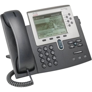 Telefonski sustav, VoIP Cisco Cisco Unified IP Phone 7945G - VoIP-Tele Zaslon u boji Srebrna, Tamnosiva slika