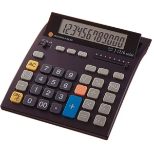 Stolni kalkulator Triumph Adler J 1210 Crna Zaslon (broj mjesta): 12 solarno napajanje, baterijski pogon (Š x V x d) 160 x 35 x slika