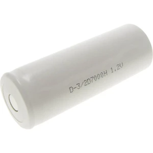 Specijalni akumulatori 3/2 D Pogodan za visoke temperature, Flat-Top NiCd Mexcel D-3/2D7000H 1.2 V 7000 mAh slika