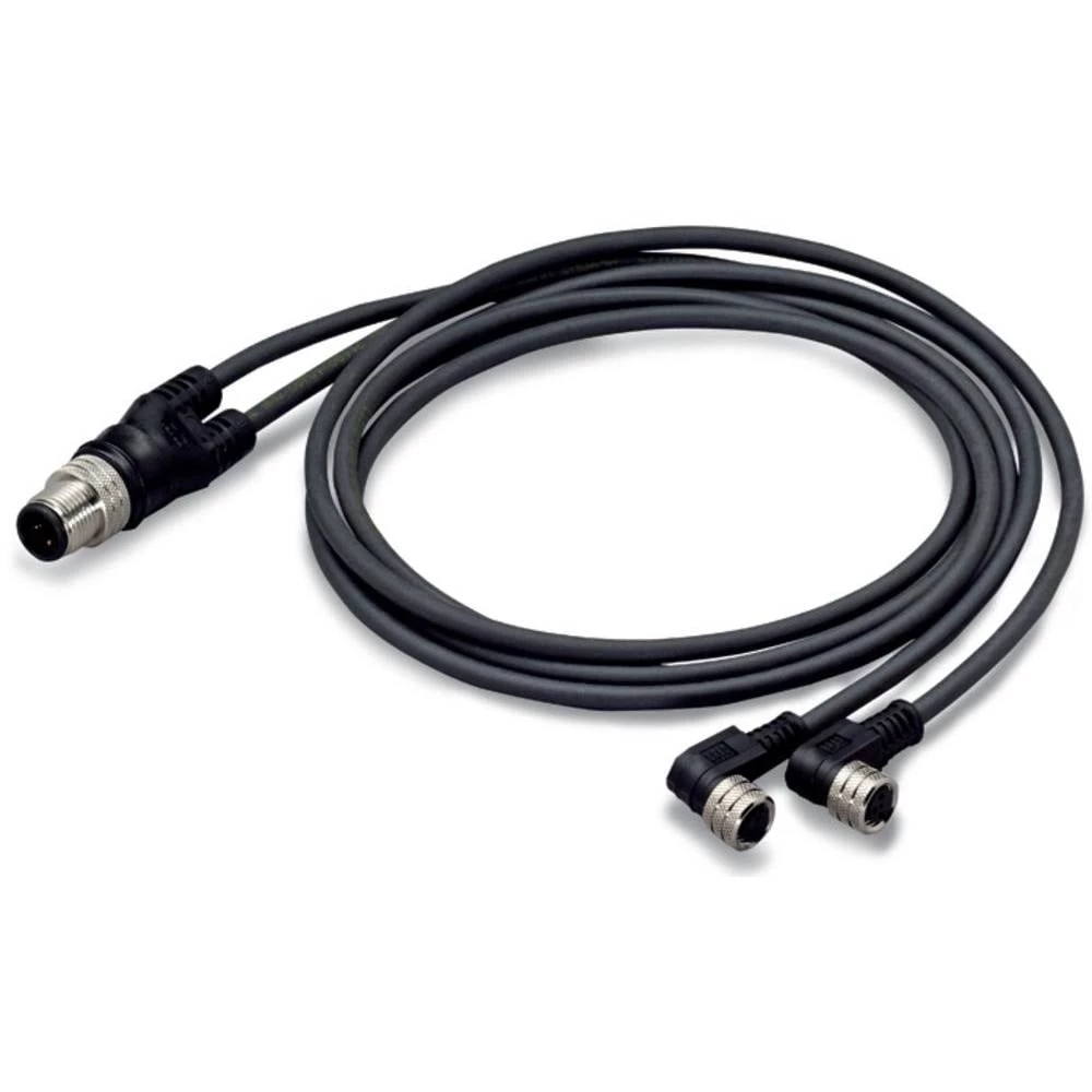 WAGO 756-5514/040-020 razdjenik i adapter za senzor/aktivator M8 ravni muški konektor, ženski konektor, kutni 2.00 m 10 slika