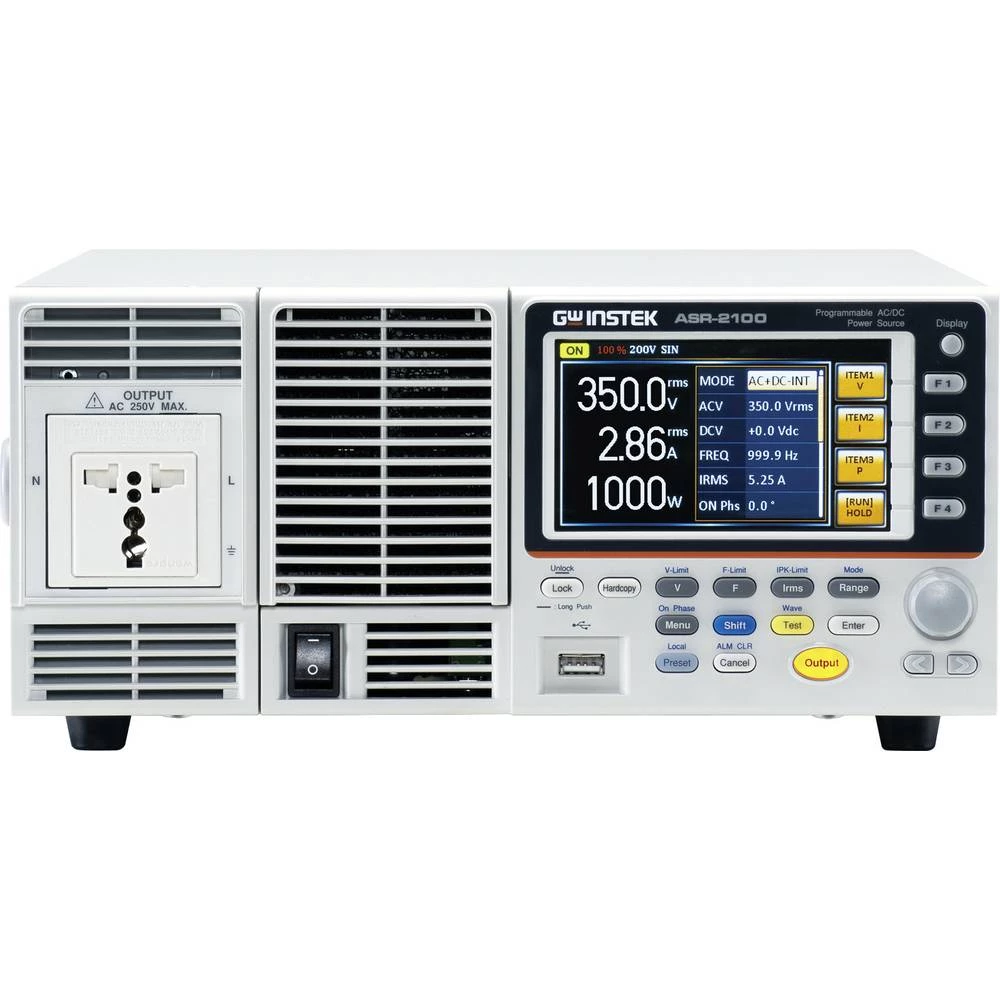 GW Instek ASR-2100 laboratorijsko napajanje, podesivo 0.1 - 500 V 10 mA 1000 W Broj izlaza 1 x slika