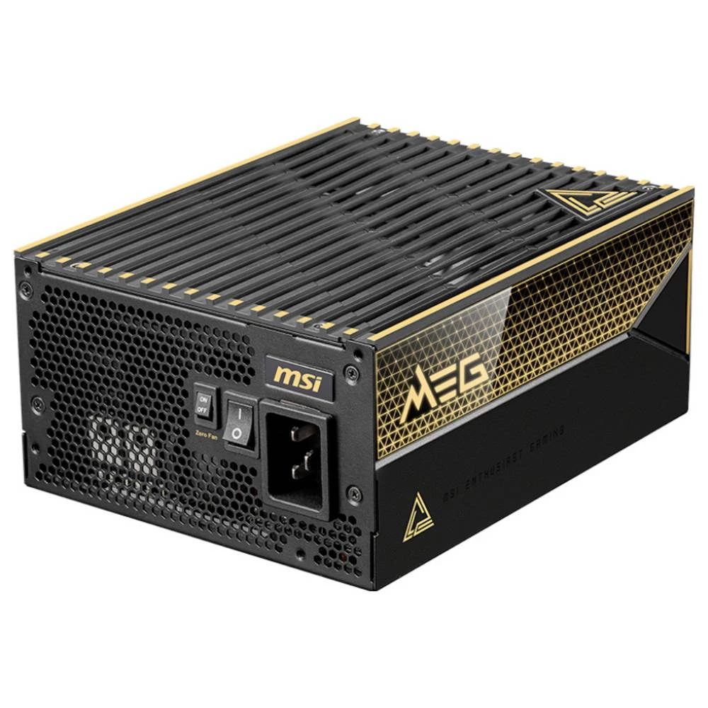 MSI 306-7ZPEX11-CE0 PC napajanje 1600 W ATX 80 plus titanium slika