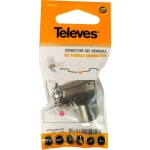 Televes 437501 Televes IEC kutna utičnica Televes