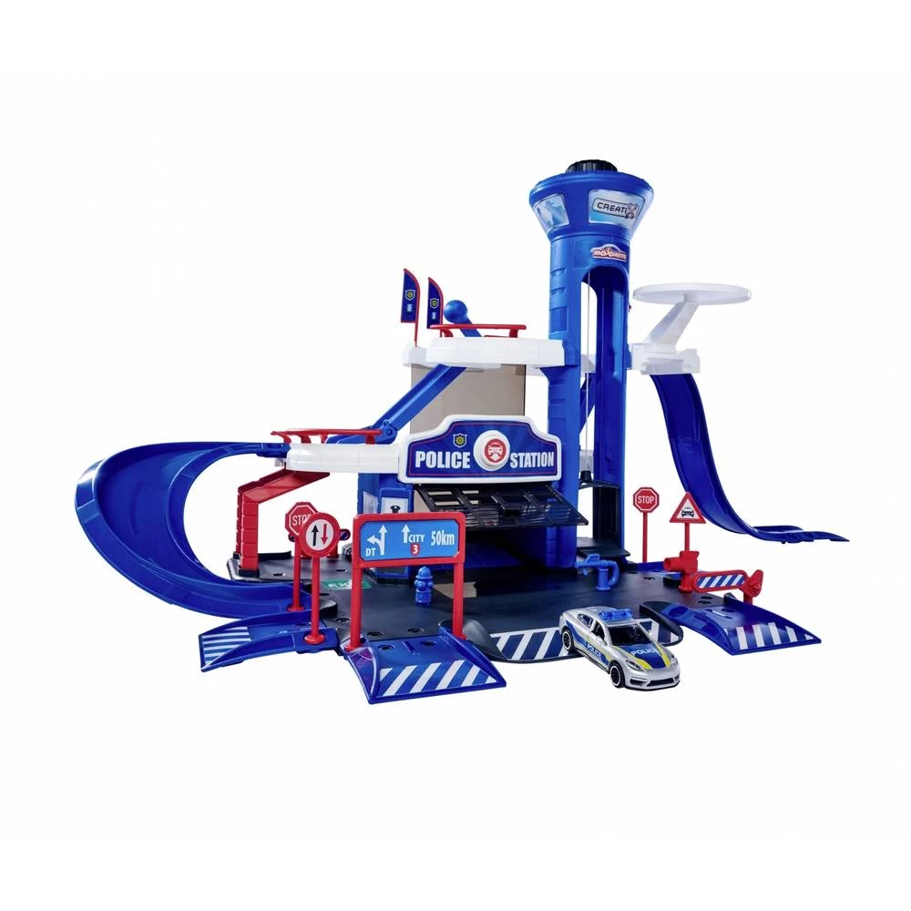Policijska postaja Majorette Creatix + 1 vozilo slika