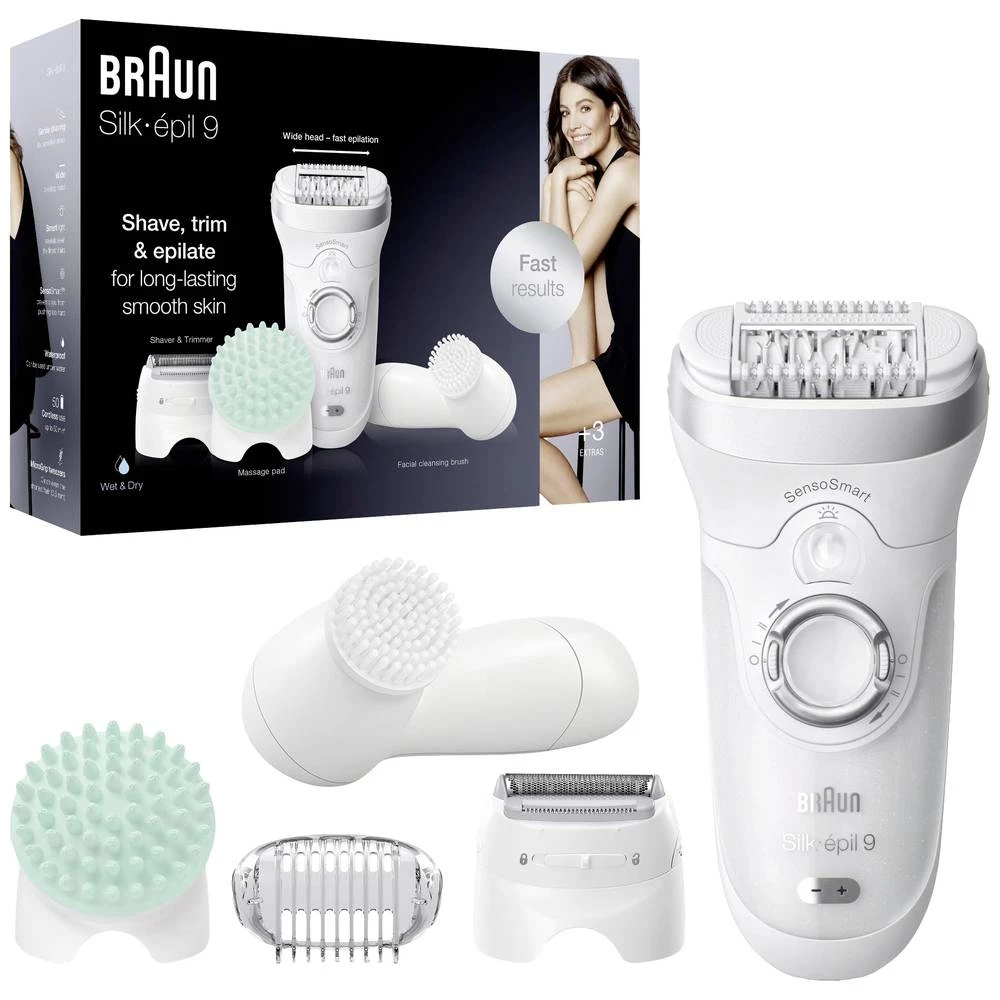 Braun Silk-épil 9 9-865 depilator bijela slika