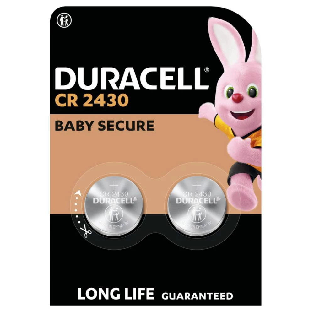 Duracell gumbasta baterija CR 2430 3 V 2 St. 300 mAh litijev DL2430 slika
