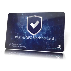 Makaka on the run RFID NFC blokerska kartica (D x Š) 85.60 mm x 53.98 mm Plava boja 1 ST slika