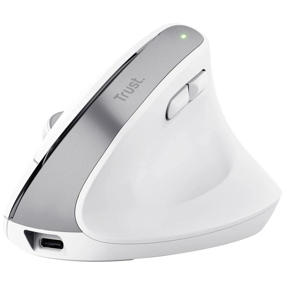 Trust BAYO+  miš Bluetooth®   optički bijela 6 Tipke 2400 dpi ugrađeni kotačić za pregled slika