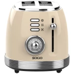 SOGO Human Technology  toster indikatorska lampica, toast funkcija bež boja, metalik