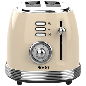 SOGO Human Technology  toster indikatorska lampica, toast funkcija bež boja, metalik slika