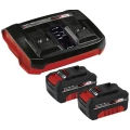 Einhell Power X-Change PXC-Starter-Kit 2x 4,0Ah & Twincharger Kit 4512112 baterija za alat i punjač  18 V 4.0 Ah li-ion slika