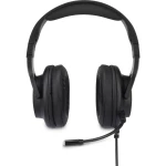 Renkforce igraće naglavne slušalice sa mikrofonom USB sa vrpcom preko ušiju crna boja
