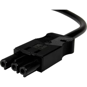 Adels-Contact 96596330 mrežni priključni kabel slobodan kraj - mrežni konektor Ukupan broj polova: 2 + PE crna 3.00 m 25 St. slika