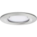 LED ugradbena svjetiljka 3-dijelni set 20.4 W topla bijela Paulmann 93873 Coin Slim željezo (četkano) slika