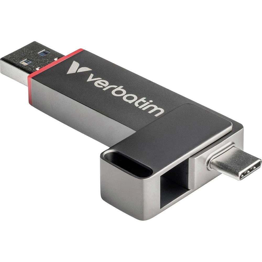 Verbatim Dual QuickStick USB stick maloprodaja 256 GB srebrna 32041 USB-C® (USB 3.2 Gen 1), USB 3.2 (gen. 1) slika
