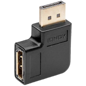 LINDY 41334 DisplayPort adapter [1x ženski konektor displayport - 1x muški konektor displayport] crna slika