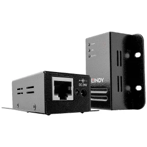 Lindy 42680 Modul za mrežno proširenje Mrežni odašiljač i prijemnik crni LINDY  #####USB-B USB produživač putem mrežnog kabela RJ45 50 m slika