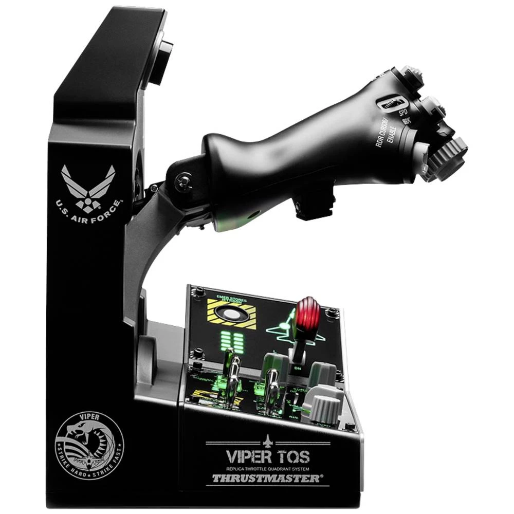 Thrustmaster VIPER TQS MISSION sustav poluga za kontrolu gasa za panel upravljanja simulatora leta PC crna slika