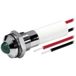 LED signalna lampica za ugradnju promjera 8mm - vanjski reflektor - sa 600mm spojnim žicama - 24VDC zelena CML 19040351/6 LED smjerni zelena 24 V/DC