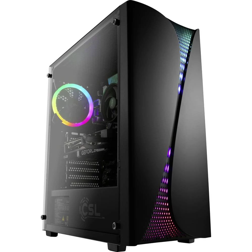 CSL Computer Gaming pc M13030H AMD Ryzen 5 5500 4.2 GHz 32 GB RAM 1000 GB SSD Nvidia GeForce RTX™ 3050 6 GB GDDR6 97546 slika