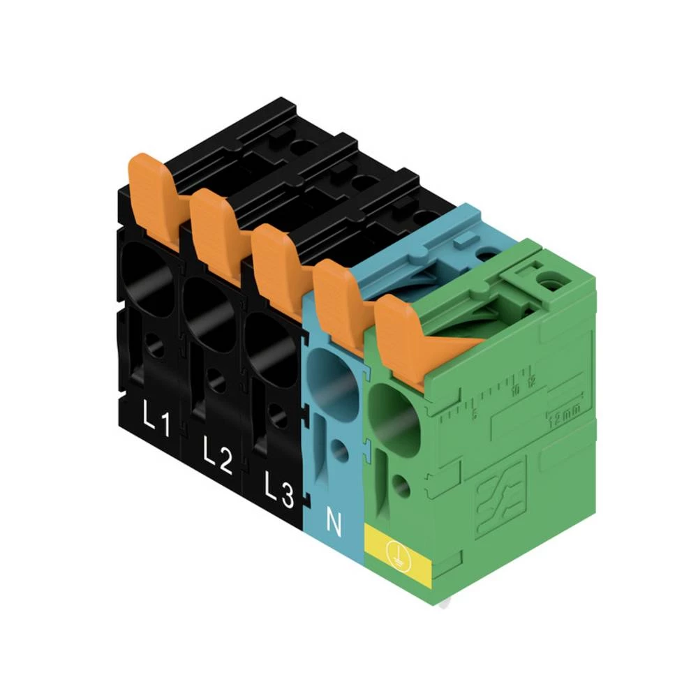 Stezaljka tiskane ploče, 7,50 mmbroj: 5, smjer izlaza vodiča: 90°USH IN s elementom za pokretanje Weidmüller 2891930000 stezaljka za tiskane ploče    500 St. slika