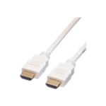 Roline HDMI priključni kabel HDMI A utikač 1.50 m bijela 11.04.5704 sa zaštitom HDMI kabel