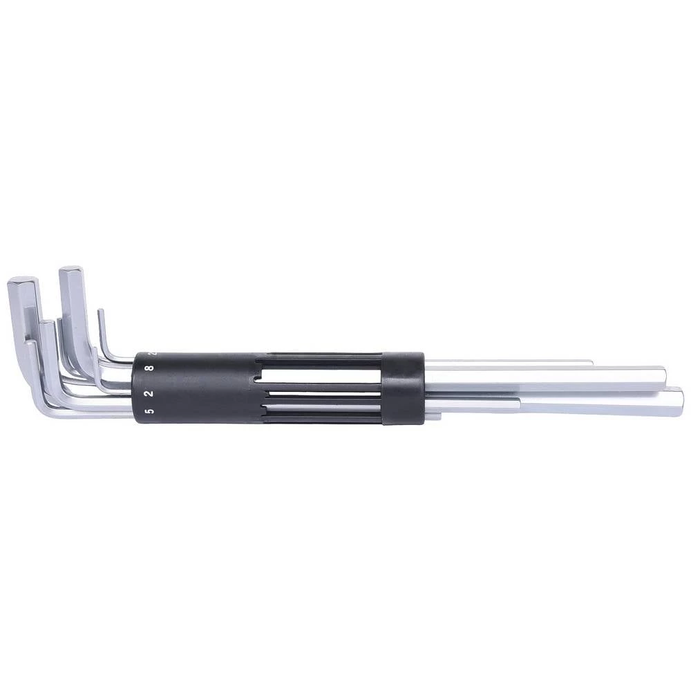 KS Tools 151.2080 unutarnji šesterokutni komplet kutnih odvijača 2 mm, 2.5 mm, 3 mm, 4 mm, 5 mm, 6 mm, 8 mm, 10 mm 8-dij slika
