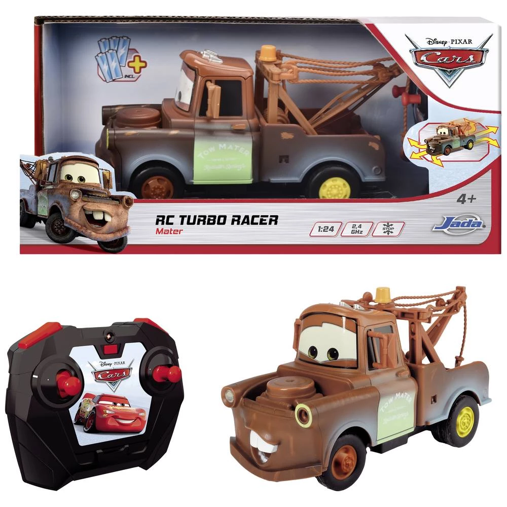 Dickie Toys 203084033 Cars Turbo Racer Mater 1:24 RC model automobila za početnike električni  vozilo hitne službe slika