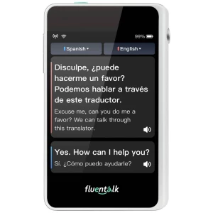 Timekettle prijenosni prevoditelj  Fluentalk T1 Mini arabski, bugarski, kantonski, katalonski, kineski, korejski, češki, slika