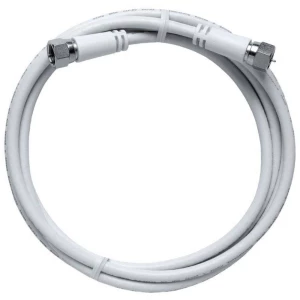 SAT Priključni kabel [1x Muški konektor F - 1x Muški konektor F] 2 m 85 dB Bijela Axing slika