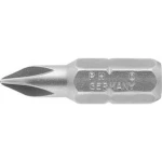 Bit za Phillips vijke, Phillips hilips, 25 x veličina oštrice Phillips: 0 Weidmüller BIT C 6,3 PH0X25 2748140000 križni bit 5 St.