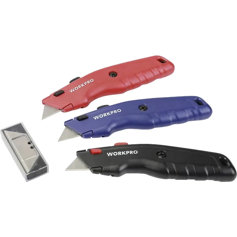 WorkPro WP200005WE Kvalitetni nož, rezač 3 kom. slika