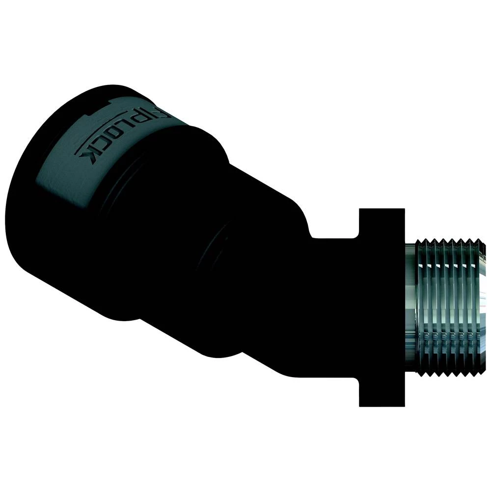 Fränkische Rohrwerke AAPA-10P09MB kutna uvodnica  10 mm     crna 10 St. slika